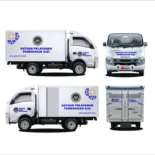 Mobil operasional Satuan Pelayanan Pemenuhan Gizi (SPPG) pendukung program Makan Bergizi Gratis (MBG).