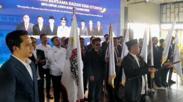BPD HIPMI JABAR Lantik 9 Badan Semi Otonom Baru
