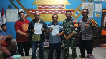 Bhabinkamtibmas Polsek Sungkai Utara Berhasil Mediasi Sengketa  Warisan, Kedua Belah Pihak Sepakat Berdamai