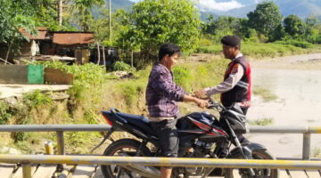 Polres Gayo Lues Pastikan Situasi Aman Pasca Banjir dan Kerusakan Jembatan di Dabun Gelang